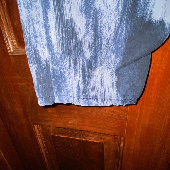 GAP Blue Acid Wash Tie Dye Pants with Elastic / Drawstring Waist, Medium NWOT - Picture 10 of 16